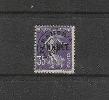 France Precancels: Postes France 1906-1937 Sower #175; 35c Violet; 'ANNULE'; MNH picture