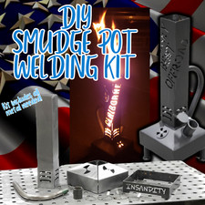 Custom Fire Pit - DIY Welding Projects Kit, Smudge Pot, Fire Pit, DIY Waste Oil picture