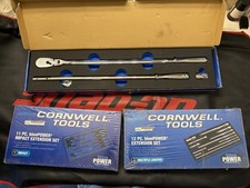 New Cornwell Tools Foam Sets 1/2 Super Strong Ratchet Set And Master Extension picture