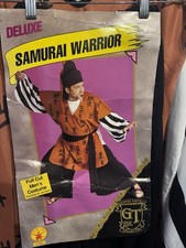 Vintage Rubie’s Deluxe Samurai Warrior Men’s Costume 42-50 Complete USA picture