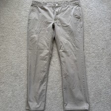 Bonobos Chino Pants Men's 34x28 Beige Original Stretch Washed Slim Casual Office picture