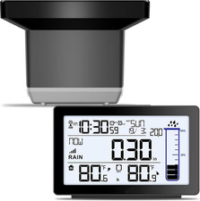 Wireless Rain Gauge Outdoor, Self-Emptying Digital Rain Gauges Outdoors Best Rat picture
