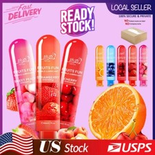 Edible Fruit Flavor Adult Lubricant Gel Lube Oral Sex Sexual Mild Massage Oil  picture
