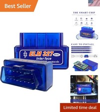 2 PCS OBD-II Bluetooth Car Diagnostic Scanner - Portable Engine Code Reader picture