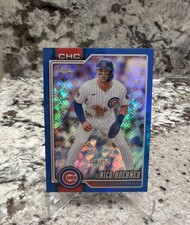 2026 Topps Chrome Logofractor Edition #29 Nico Hoerner Blue Refractor #/150 picture