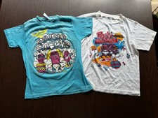 Pair (2) TRUE vintage Single Stitch With 1980s Y 10-12 California Raisins Tees picture