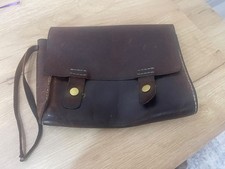 Handmade World H_W V01 15'' Leather Messenger Men/Woman Bag - Vintage Brown picture