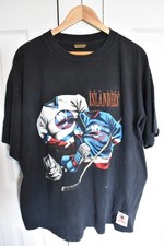VTG 90s New York Islanders T Shirt Mens XL Nutmeg Mills USA NHL Graphic Hockey picture