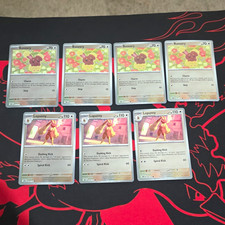Pokemon Buneary 107/132 X4 Lopunny 108/132 X3 Me01: Mega Evolution Reverse Holo picture