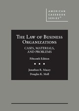 The Law of Business Organizations, ..., Jonathan Macey picture