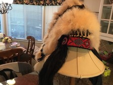 Outstanding Northern Plains Native American WarBonnet/ Headdress - AUTHENTICATED picture