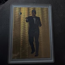 Nolan Ryan 1993 Bleachers Rare Promo Premiere Edition  Gold Holographic Prism picture