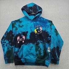 ROKIT TOUR VOYAGE MENS HOODIE TIE DYE BLUE SIZE LARGE TOUR 2021 picture