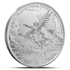 1 oz Zombucks World Libertattered Silver Round (New) picture