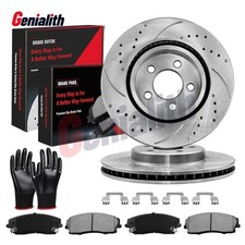 320mm Front Drilled Rotors & Brake Pads Kit for Dodge Challenger Charger Magnum picture
