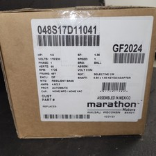 Marathon GF2024 Motor, 1/4 HP, 1725 RPM, FRAME: 48Y, 1 SP, 1PH picture