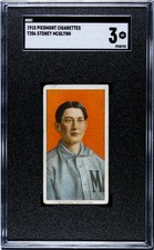 1910 Piedmont Cigarettes (T206) Stoney Mcglynn SGC 3 picture