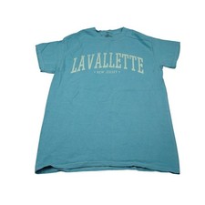 Blue 84 Unisex Lavallette New Jersey Graphic T-Shirt Small Teal Short Sleeve picture