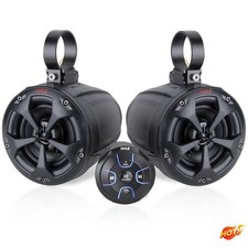 Pyle 2-Way Bluetooth Off-Road Speakers Waterproof Durable Outdoor Audio 800W picture