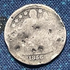 1856 O Seated Liberty Dime 90% Silver Lowball Free S&H picture