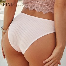 FINETOO Women's Cotton Brief Panties Soft Comfortable Underwear M-XL picture