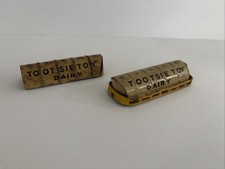 2 TOOTSIETOY DIECAST & TIN DAIRY TRAILER VINTAGE 0192 PREWAR 1933-41 picture