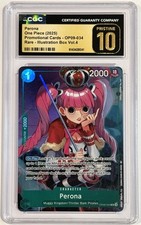 2025 One Piece Perona OP09-034 Illustration Box Vol.4 CGC 10 Pristine English picture