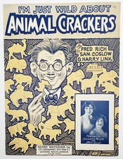 (I'm Just Wild About) Animal Crackers Sheet Music 1926 Henry Waterson Piano Uke picture