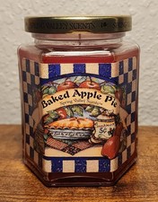 🌟 Viral 90s Nostalgia Alert 1996 Home Interiors Baked Apple Pie Candle NEW HTF picture