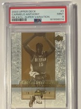 Upper Deck Rookie Exclusives Carmelo Anthony RC Super Variation