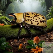 Eastern Hercules Beetle, Dynastes Tityus, by Eric Buechel Giclee Print picture