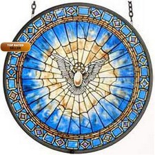MI Hummel/Glassmasters By Fenton Holy Spirit Roundel GM1013 picture