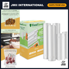 Custom Length Vacuum Sealer Bags Multipack - 5 Rolls for Airtight Food Storage & picture