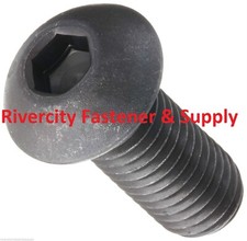 5/16-18x1/2 Button Allen Head Cap Screws 5/16x18 x 1/2 Bolts 5/16 x 18 x 1/2 picture