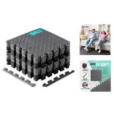 Customizable EVA Interlocking Floor Tiles - Durable Foam Mats for Home & Garage picture