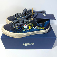VANS Era Blue Canvas Lace-Up Sneakers Men's US 9 EU 42 Comfort Logo picture