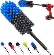 Wheel Brush, Soft Drill Wheel Cleaner Brush, Drill Brush for Car Wheel, No Scrat picture