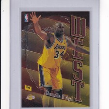 Topps 1998-99 East/West Insert #EW2 Shaquille O'Neal Alonzo Mourning | SSP RARE picture