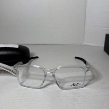 OAKLEY OX8055 Color 0356 Polished Clear Black Size 56 17 136 EXCHANGE picture