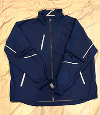 Zero Restriction Royal Portrush 153rd  Open Blue Full Zip Logo Jacket Men’s XXL picture