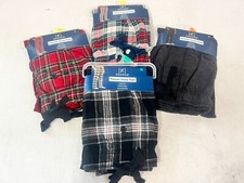 George Men's Comfy Plaid Checker Flannel Sleeping Pants Loungers CHOOSE PATTERN picture