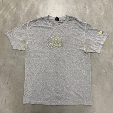 Vintage 90s Senate Shirt Mens Large Gray Aggressive Inline Skate Distressed picture
