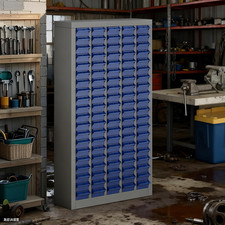 100 Drawers Alloy Steel Nuts and Bolts Organizer - Part Cabinet for Small Items picture