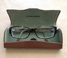 ∞ OLIVER PEOPLES Tortoise/Gray Dorfman Rectangle Eyeglasses Frames 52-16-140 ∞ picture