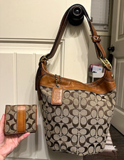 Coach Bleecker Bucket Bag + Matching Wallet - 2007 Vintage, Style #11437 picture
