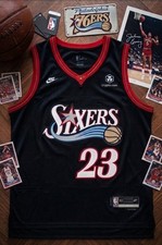 🔥 LeBron James 🔥#23 76ers CLASSIC FAN EDITION Stitched Jersey (Black) Men's LG picture