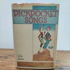 Pickpocket Songs 1945 Edna Becker Children's Rhymes Poetry 2nd Print HCDJ picture