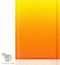 50 #0 ExtraWide 6.5x10 Yellow Orange Poly Bubble Envelopes Shipping Mailers picture