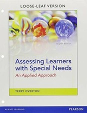 Assessing Learners with Special Needs : An Applied Approach, Enhanced Pearson ET picture
