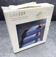 Lotus 1-2-3 123 Spreadsheets Software 5.25 Floppy Disc for IBM New Sealed Rare picture